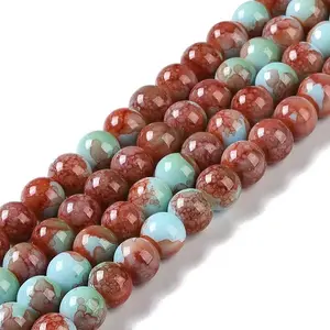 Baking Paint Glass Bead Strands