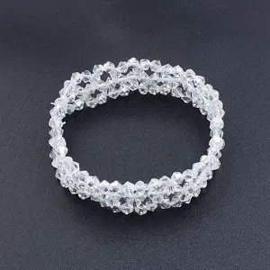 Bling Glass Beaded Stretch Bracelet