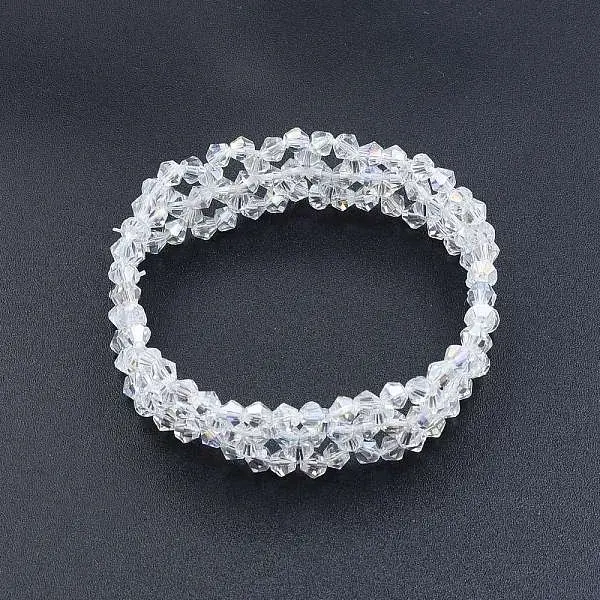 Bling Glass Beaded Stretch Bracelet