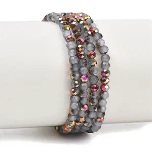 Electroplate Glass Beads Stradns