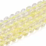 Crackle Transparent Glass Beads Strands