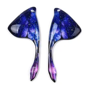 Epoxy Resin Wing Pendants