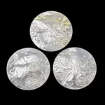 Natural White Shell Carved Cabochons