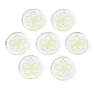 Transparent Resin Pendants