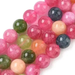 Dyed Natural Malaysia Jade Beads Strands