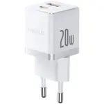 Nabíječka USB-A + USB-C Baseus Palm Fast 20W, bílá