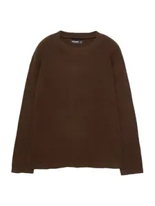 Pull&Bear Sveter  čokoládová