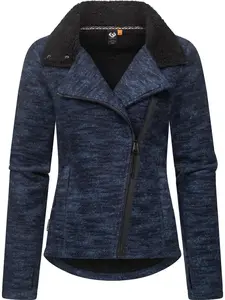 Ragwear Flisová bunda 'Saskie'  modrá melírovaná
