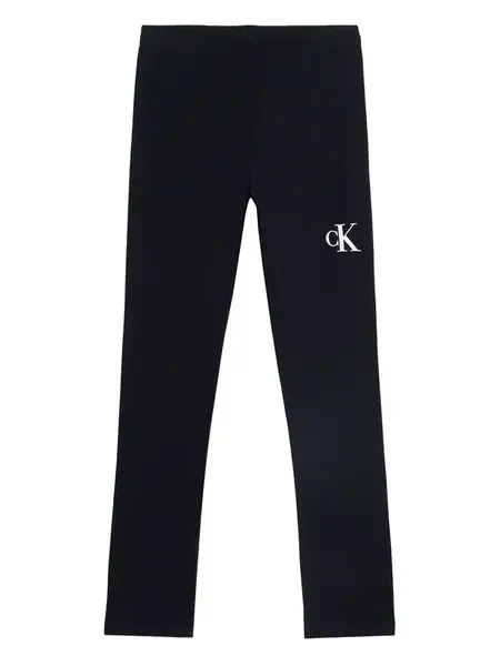 Calvin Klein Jeans Legíny  čierna / biela