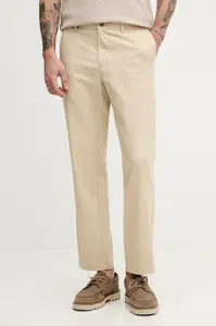 Sisley  regular fit kalhoty pánské s bavlnou