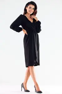 Awama Woman's Dress A523 Black