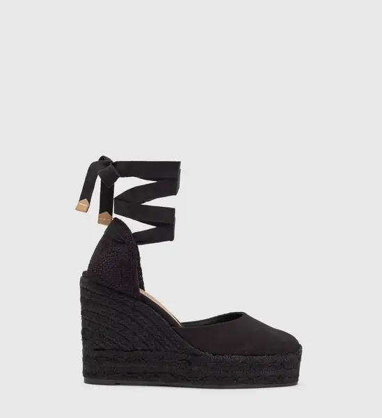 Castañer Espadrilky 'Carina'  čierna