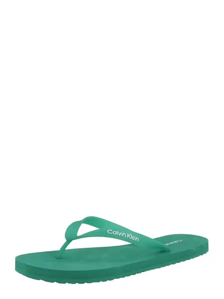 Calvin Klein Žabky  smaragdová / biela