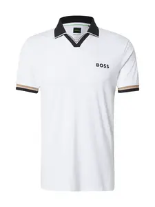BOSS Funkčné tričko  béžová / čierna / biela