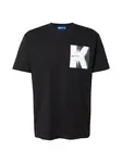 KARL LAGERFELD JEANS Tričko  čierna / biela