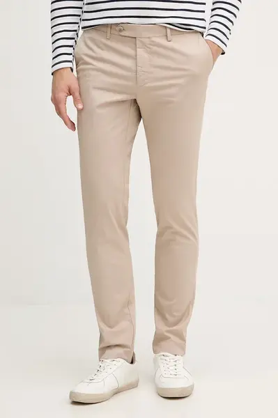 Hackett London nohavice slim fit pánske bavlnené s elastanom