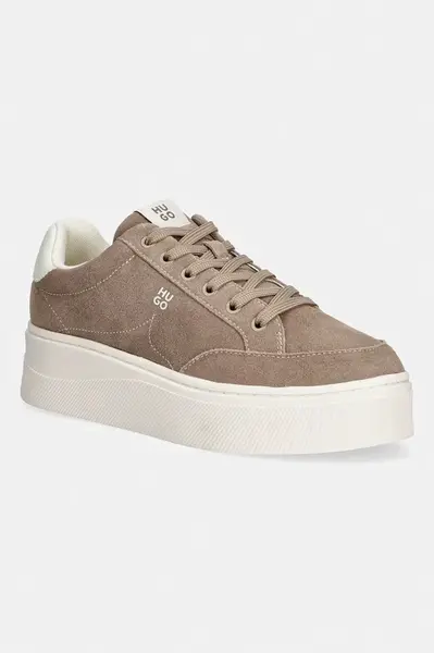 HUGO Lyzz Plt dámské sneakers boty semišové