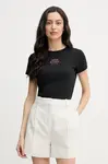 Calvin Klein Jeans tričko dámske bavlnené s elastanom