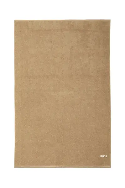 Veľký bavlnený uterák BOSS EDGE Pecan 100 x 150 cm