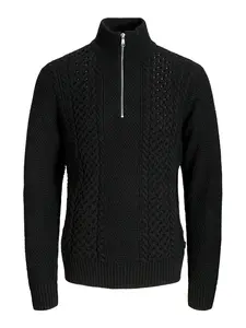 JACK & JONES Sveter 'Paul'  čierna