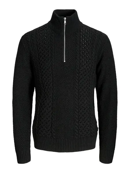 JACK & JONES Sveter 'Paul'  čierna