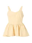 TOPSHOP Top 'MIRANDA'  svetložltá