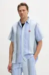 Tommy Jeans košile pánská bavlněná