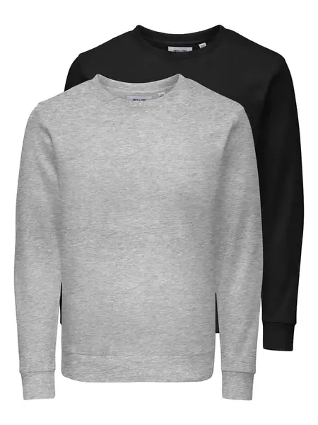 Only & Sons Mikina 'Chase'  sivá / čierna