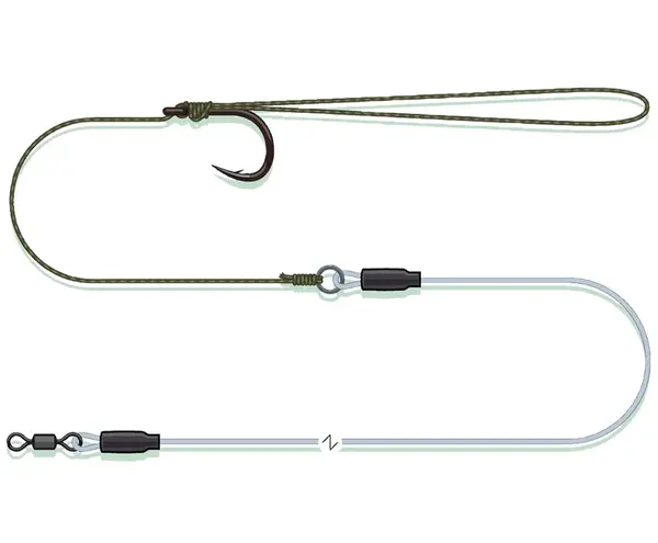 Madcat náväzec combi pellet rig sinking - 0,95 mm - 65 cm 2/0