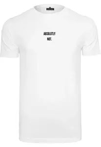 Mister Tee Tričko 'Absolutely Not'  čierna / biela