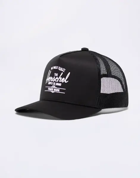 Herschel Supply Whaler Tall Mesh Cap Black