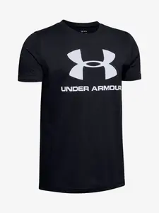 Tričko Under Armour Sportstyle Logo Ss-Blk
