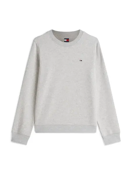 Tommy Jeans Mikina  sivá melírovaná