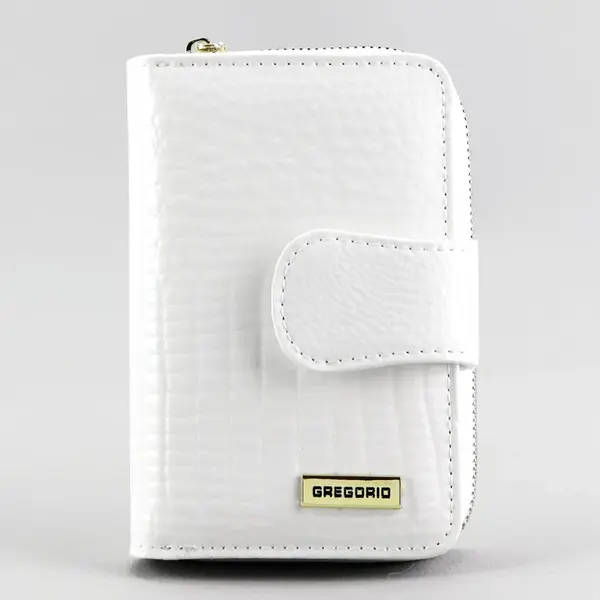 Dámská kožená peněženka bílá - Gregorio Taim