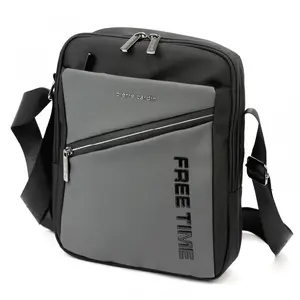 Pánska crossbody taška šedá - Pierre Cardin Naim