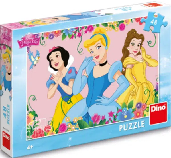 Puzzle Rozkvetlé princezny 48 dílků