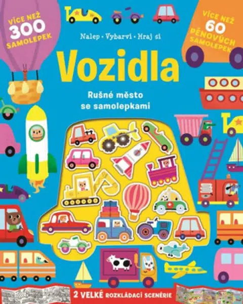 Vozidla Rušné město se samolepkami