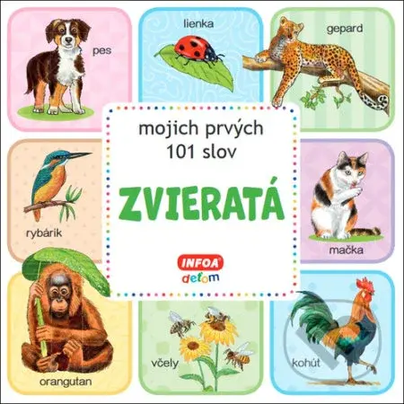 Zvieratá - mojich prvých 101 slov - kniha z kategorie Naučné knihy