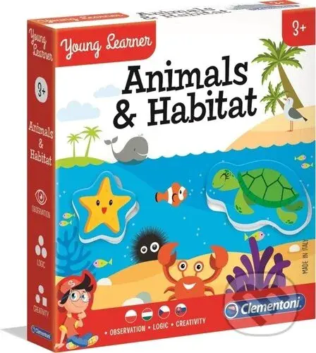 Zvířátka a biotop (Young Learner) - puzzle z kategorie Maxi dílky