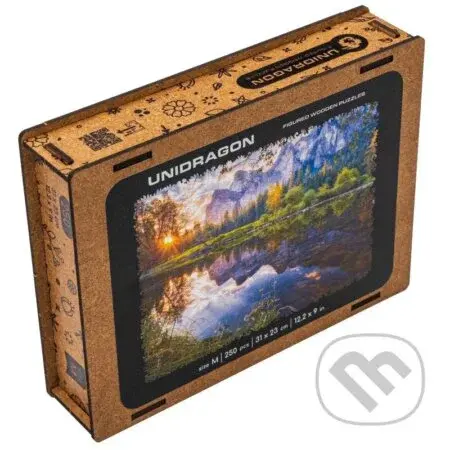 Jazero M (Unidragon drevené puzzle) - puzzle z kategorie Přírodní scenérie