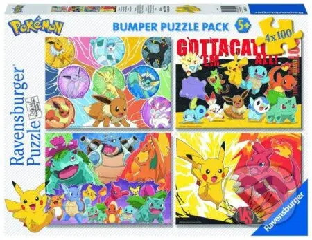 Pokémon - puzzle z kategorie 15 - 60 dílků