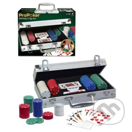 Pokerová sada v kovovém kufříku - hra z kategorie Party hry