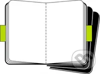 Moleskine - sada 3 malých čistých notesov (čierna väzba)