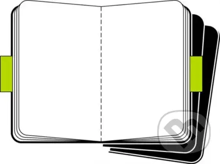 Moleskine - sada 3 malých čistých notesov (čierna väzba)