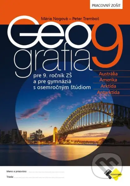 Geografia pre 9.roč. ZŠ a pre GOŠ - pracovný zošit - kniha z kategorie 2. stupeň