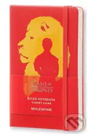 Moleskine - Hra o tróny červený zápisník (limitovaná edícia, malý, linajkovaný)