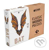 Drevené puzzle – netopier veľkosť M craft box - puzzle z kategorie 3D puzzle