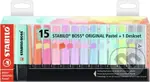 STABILO BOSS ORIGINAL Pastel (15 ks),STABILO BOSS ORIGINAL Pastel (15 ks)