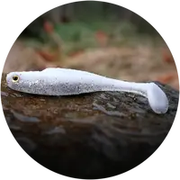 Redbass gumová nástraha ripper kicker white g - xs 42 mm