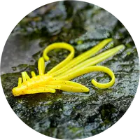 Redbass gumová nástraha nymfa yellow rg - xl 130 mm